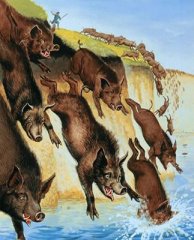 demon possessed pigs