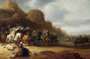 cavalry-battle-scene-gerrit-claesz-bleker