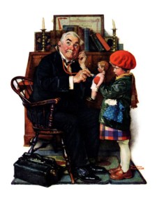 norman-rockwell-doctor-and-the-doll-march-9-1929